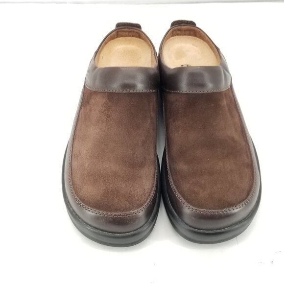 Birkenstock Women Shoe Footprints Altos Brown Clog Slip ON Comfort Mules Size 9 - Picture 2 of 8